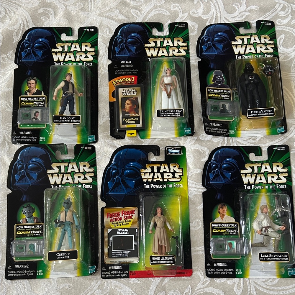 Star Wars Action Figure Set - Green and Black Packaging